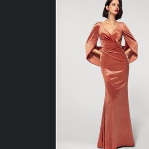 Dark Green Velvet Dress